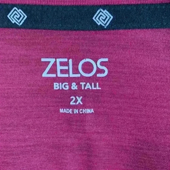 ZELOS Big & Tall short sleeve tee size XXL - Picture 4 of 5